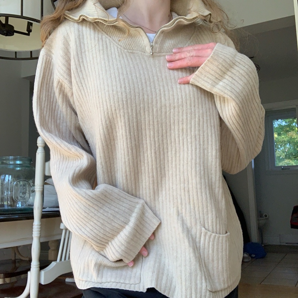 Esprit Cream Knit Sweater